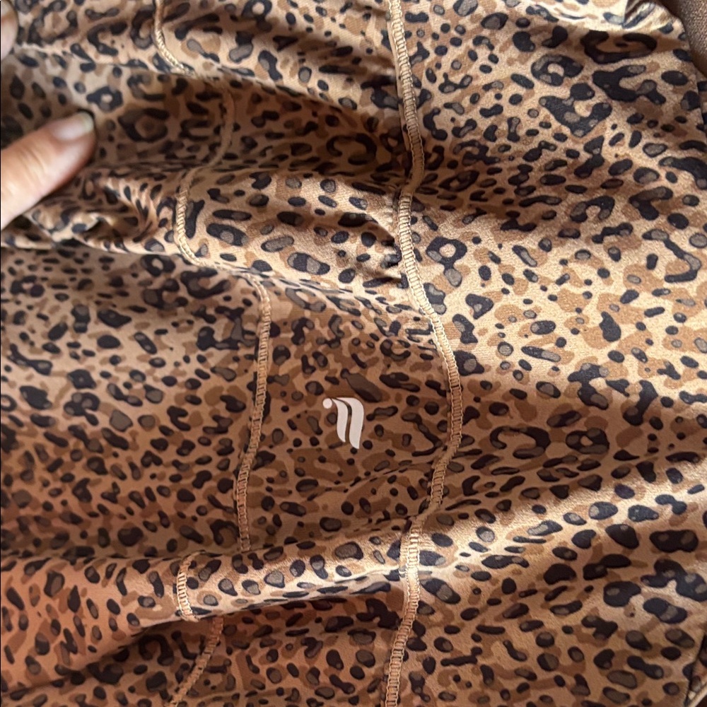 Fabletics Leopard Print Mini Dress with shorts size XL - Picture 8 of 10